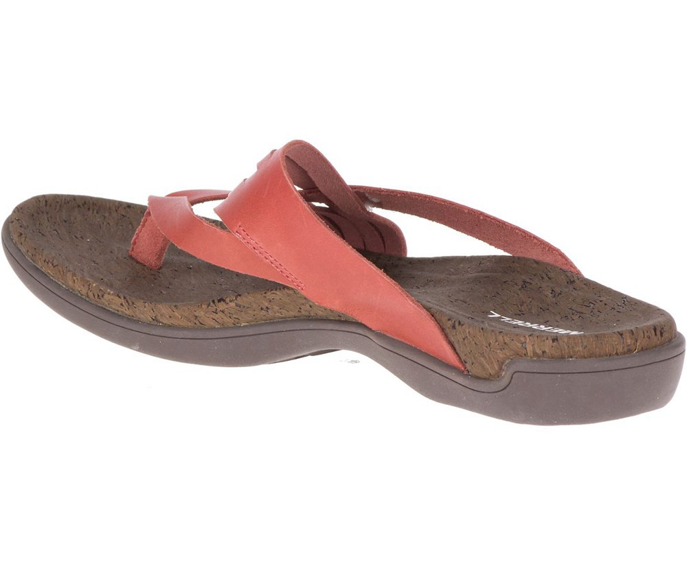 Sandálias Senhora - Merrell District Mahana Post - Vermelhas - WTZ365104